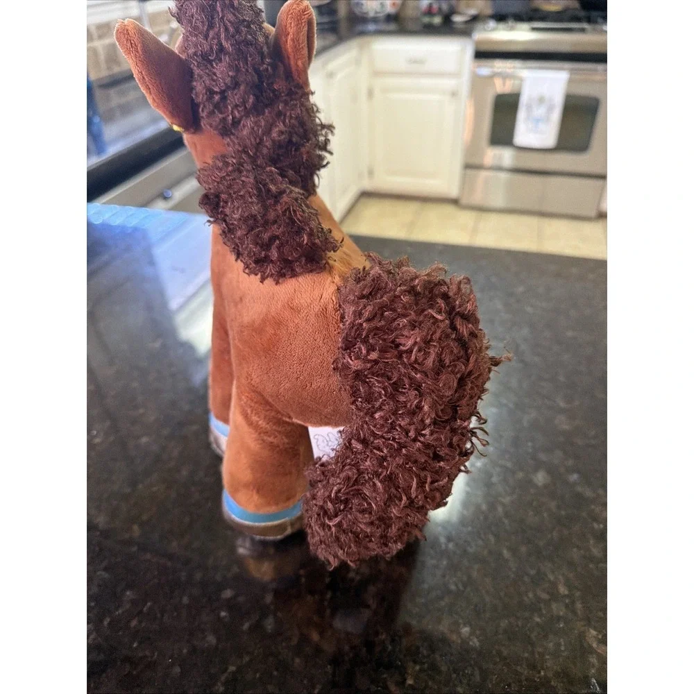 Afro Unicorn Princess Crown Horse Brown Plush‎ Stuffed Animal 14